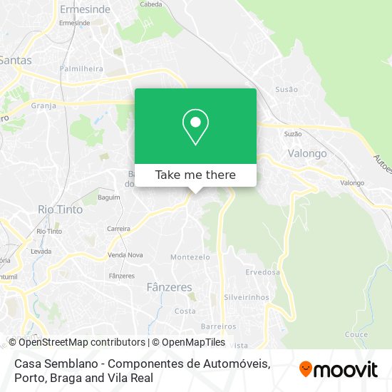 Casa Semblano - Componentes de Automóveis map