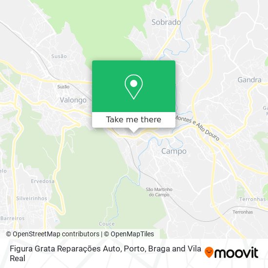 Figura Grata Reparações Auto mapa