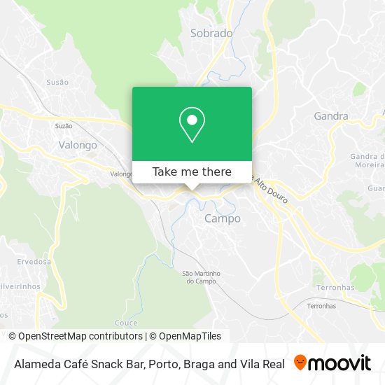Alameda Café Snack Bar map