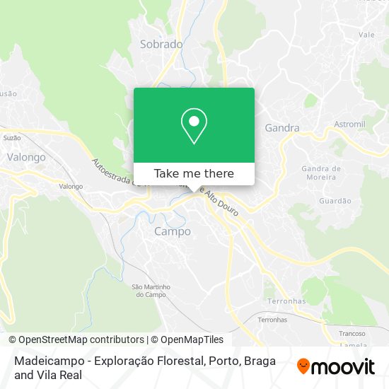 Madeicampo - Exploração Florestal map