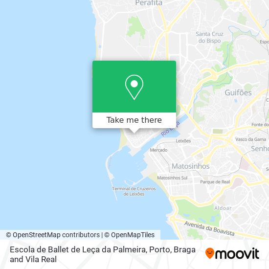 Escola de Ballet de Leça da Palmeira map