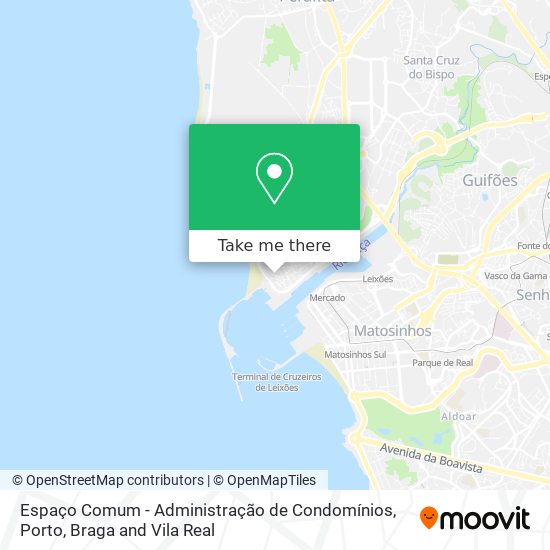 Espaço Comum - Administração de Condomínios map