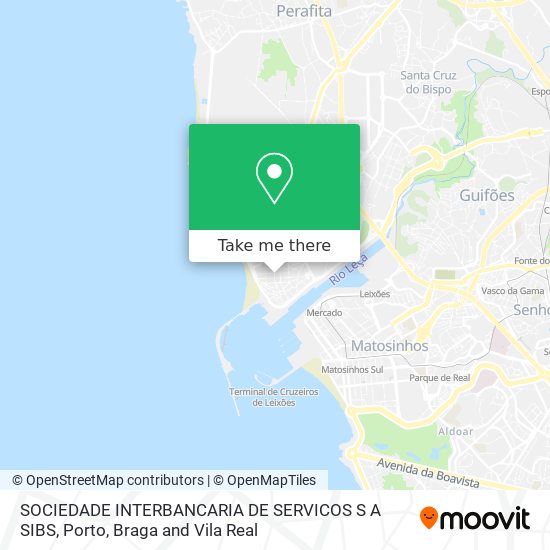 SOCIEDADE INTERBANCARIA DE SERVICOS S A SIBS mapa