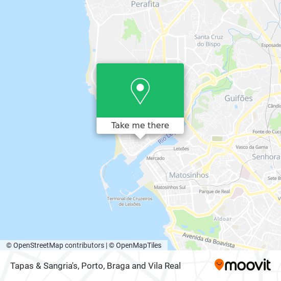 Tapas & Sangria's map