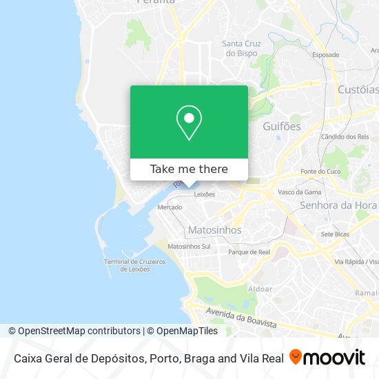 Caixa Geral de Depósitos mapa