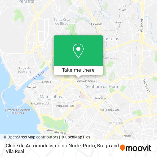 Clube de Aeromodelismo do Norte map