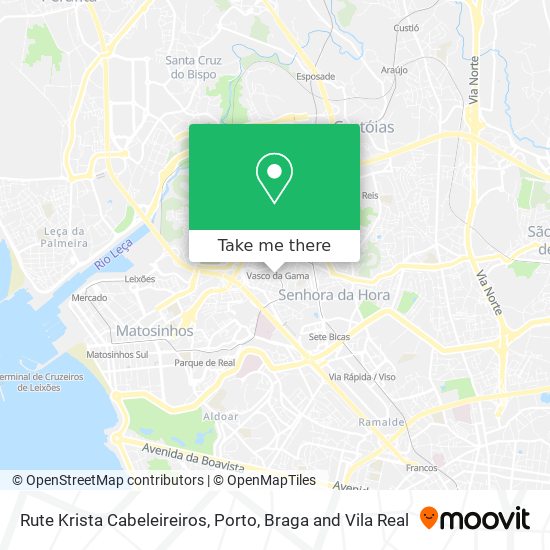 Rute Krista Cabeleireiros map