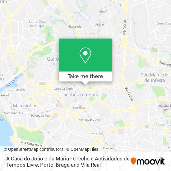 A Casa do João e da Maria - Creche e Actividades de Tempos Livre map