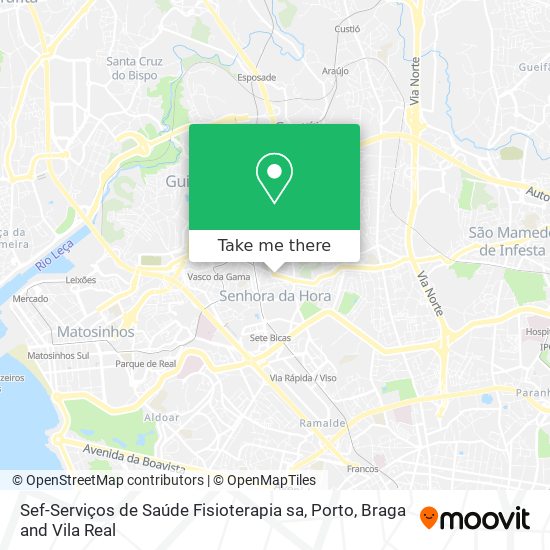 Sef-Serviços de Saúde Fisioterapia sa map