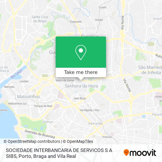 SOCIEDADE INTERBANCARIA DE SERVICOS S A SIBS map