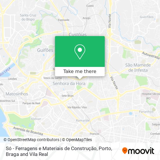 Só - Ferragens e Materiais de Construção mapa