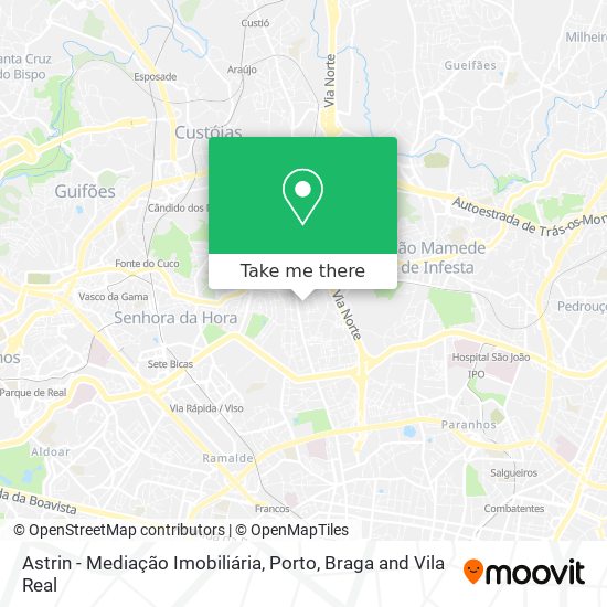 Astrin - Mediação Imobiliária map