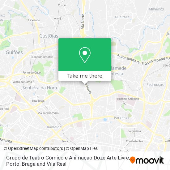 Grupo de Teatro Cómico e Animaçao Doze Arte Livre map