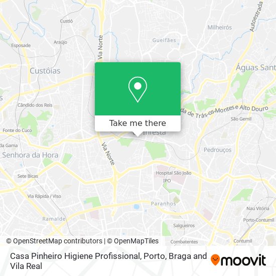 Casa Pinheiro Higiene Profissional map