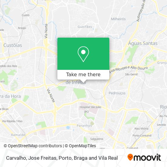 Carvalho, Jose Freitas map
