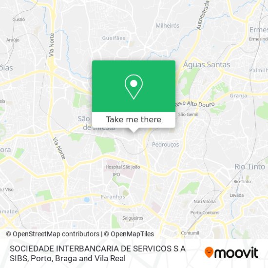 SOCIEDADE INTERBANCARIA DE SERVICOS S A SIBS mapa