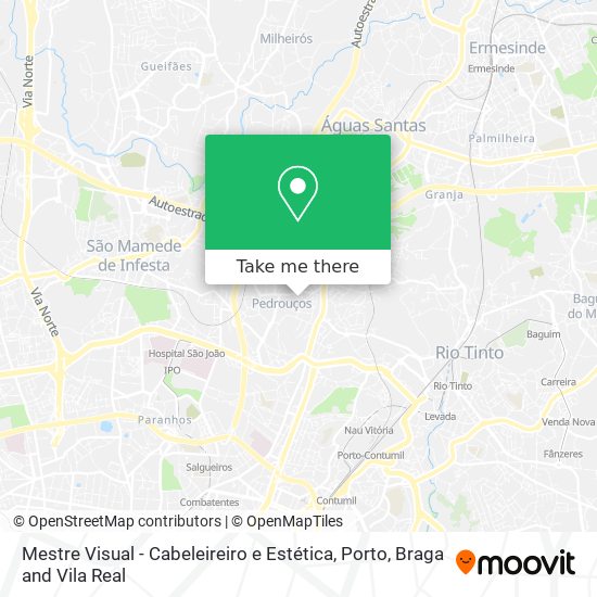 Mestre Visual - Cabeleireiro e Estética mapa