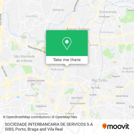 SOCIEDADE INTERBANCARIA DE SERVICOS S A SIBS mapa