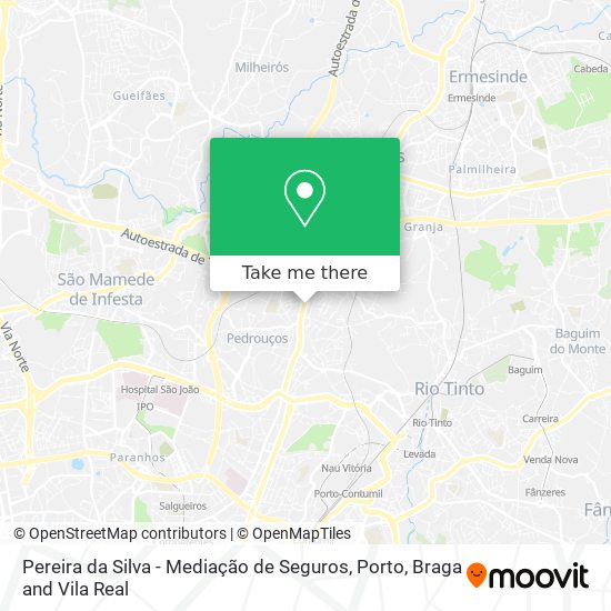 Pereira da Silva - Mediação de Seguros map