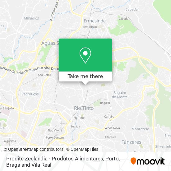 Prodite Zeelandia - Produtos Alimentares map