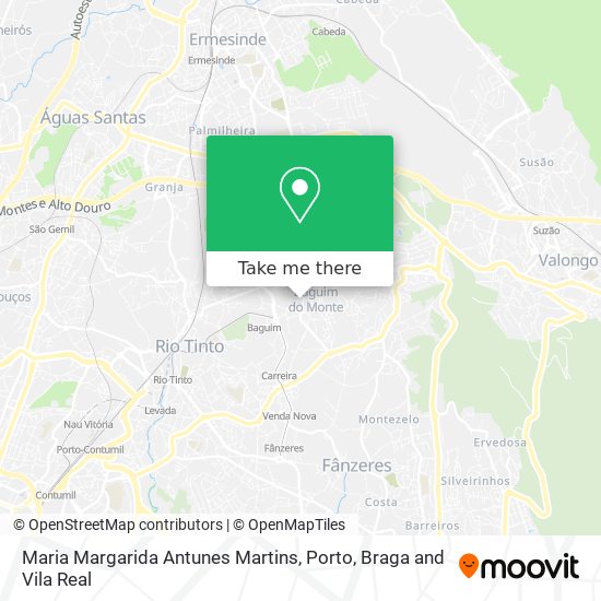 Maria Margarida Antunes Martins map