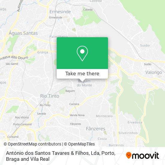 António dos Santos Tavares & Filhos, Lda map