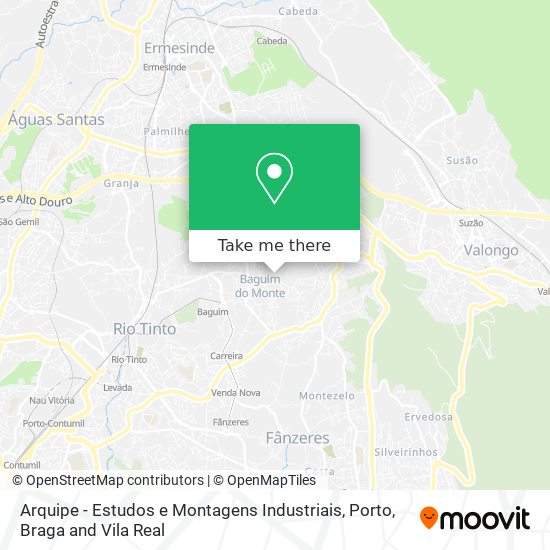 Arquipe - Estudos e Montagens Industriais map