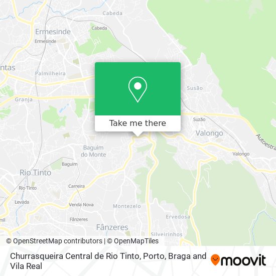 Churrasqueira Central de Rio Tinto map