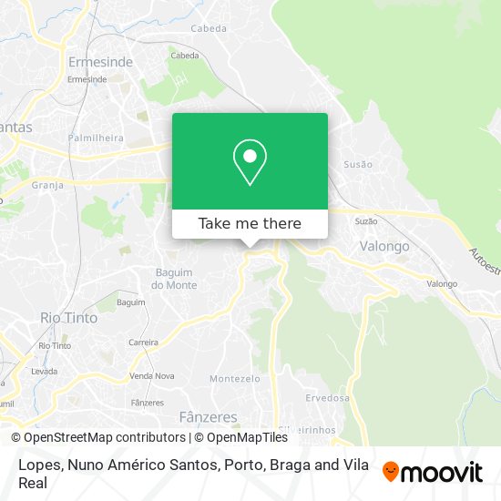 Lopes, Nuno Américo Santos map