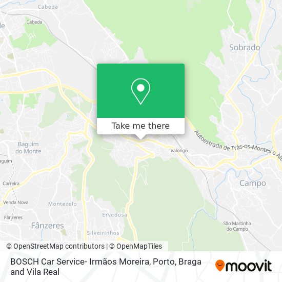 BOSCH Car Service- Irmãos Moreira map