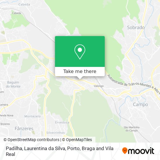 Padilha, Laurentina da Silva mapa