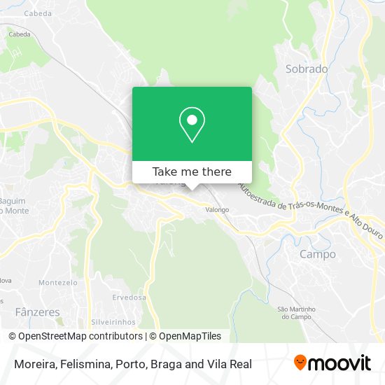 Moreira, Felismina mapa