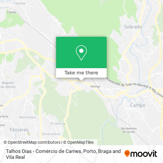 Talhos Dias - Comércio de Carnes map