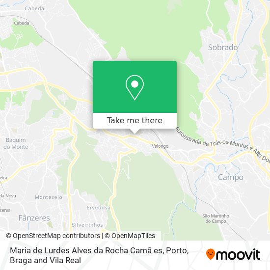 Maria de Lurdes Alves da Rocha Camã es mapa