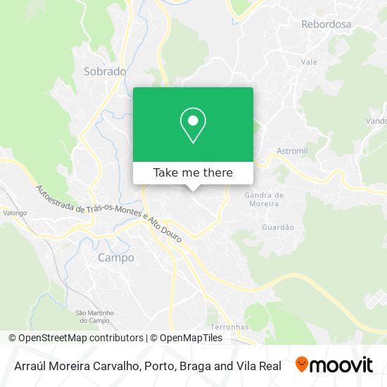 Arraúl Moreira Carvalho map