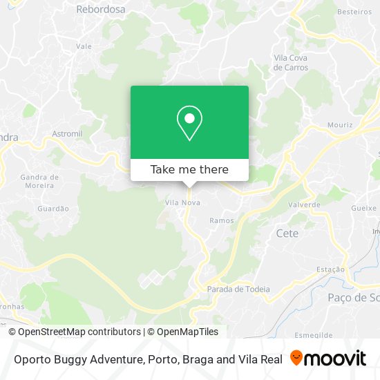Oporto Buggy Adventure map