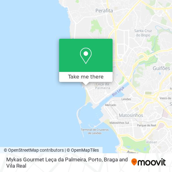 Mykas Gourmet Leça da Palmeira map