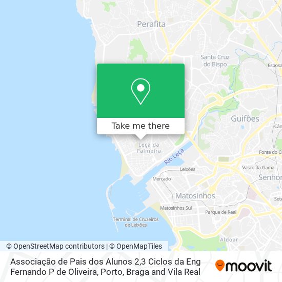 Associação de Pais dos Alunos 2,3 Ciclos da Eng Fernando P de Oliveira map