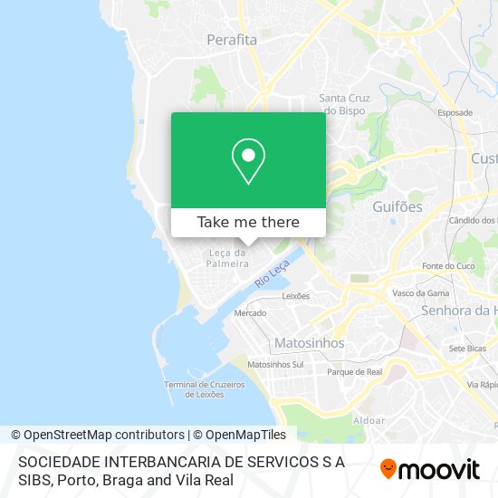 SOCIEDADE INTERBANCARIA DE SERVICOS S A SIBS map