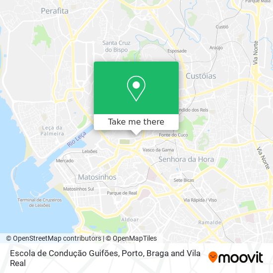 Escola de Condução Guifões map