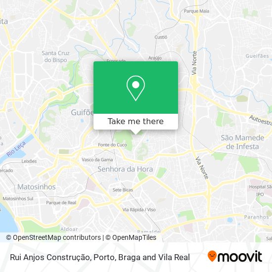Rui Anjos Construção map