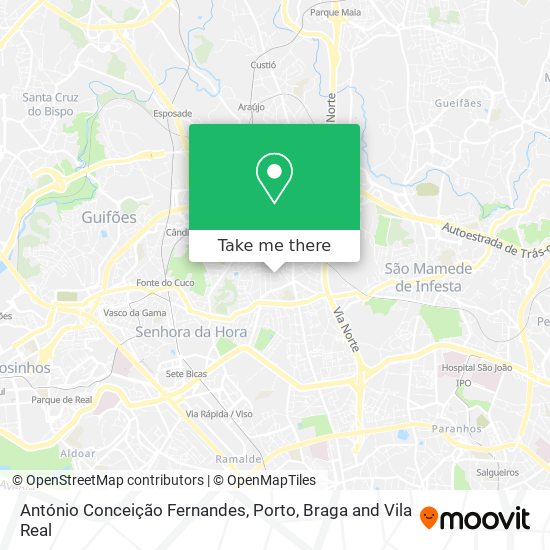 António Conceição Fernandes map