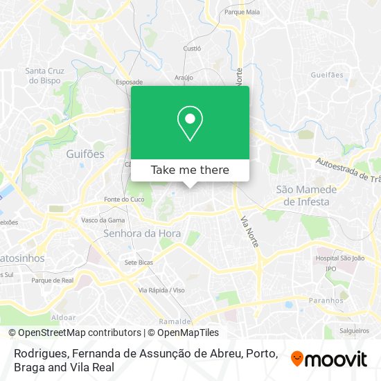 Rodrigues, Fernanda de Assunção de Abreu mapa