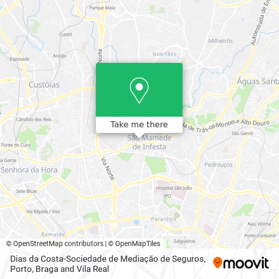 Dias da Costa-Sociedade de Mediação de Seguros map