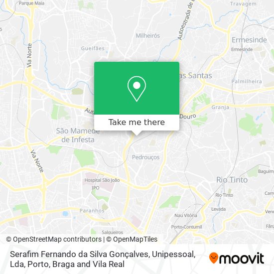 Serafim Fernando da Silva Gonçalves, Unipessoal, Lda map