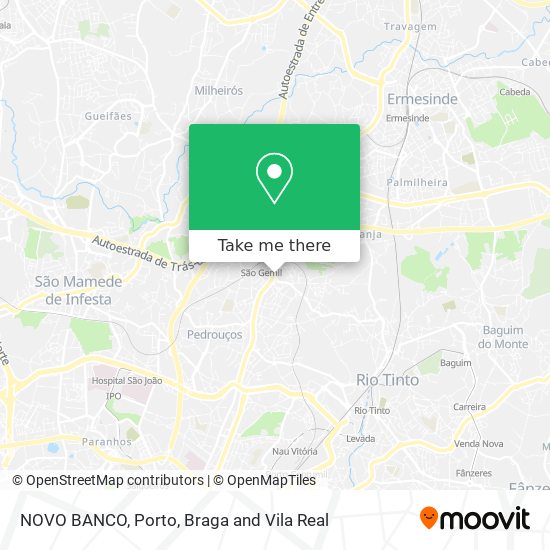 NOVO BANCO mapa