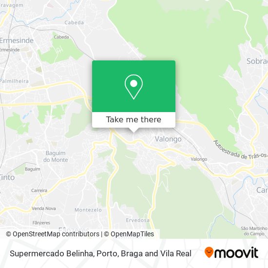 Supermercado Belinha map