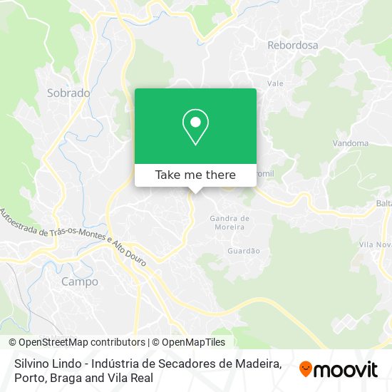 Silvino Lindo - Indústria de Secadores de Madeira map