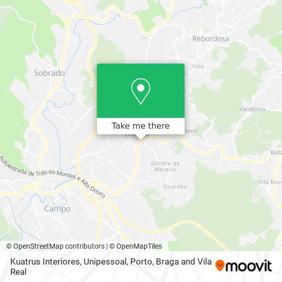 Kuatrus Interiores, Unipessoal mapa