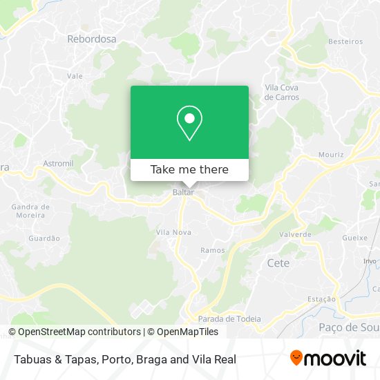 Tabuas & Tapas mapa